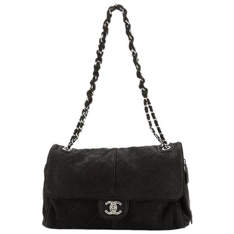 nubuck chanel ultimate flap bag.